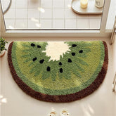 Kiwi Fruit Bath Mats Cute Bathroom Rugs, Particularly Absorbent