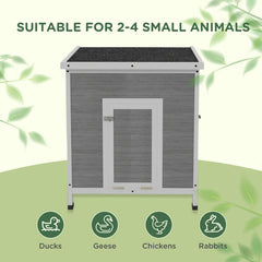 Duck Coop With Openable Roof