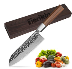 Japanese Chef Knife - 8 Inch Professional Chef's Knife Ultra Sharp Kitchen Knife Japanese 9-Layers VG-10 Clad, Chef Knife For Meat Vegetable Fruit Meat & Sushi Knife - With Sheath & Case