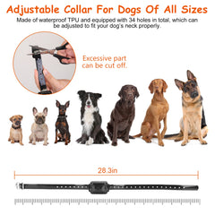 1Set Dog Fence System Pet Containment System With One Hundred Adjustable Levels IPX7 Waterproof Rechargeable Receiver Underground Fence For Small Medium Large Dog