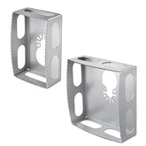 2 Pcs Square Slot Cutter Compatible For 20V Milwukee M18 Oscillating Multi-Tool To Cut In Single Gang Wall Boxes,Outlet Cutter For Drywall Efficient Carving Tool Rectangle Square