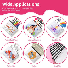 12 Pcs Paintable Blank Canvas