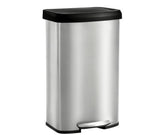 21 Gallon-80 Liter Kitchen Trash Can With Lid, Stainless Steel Garbage Can With Soft--Close Lid & Foot Pedal