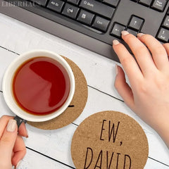 Cork Coasters For Drinks Coasters Set Of 6 With Holder Funny Coasters For Adults Cup Coasters For Coffee Table Home Bar Wedding Absorbent Coasters Mat Cups Cool Decor Unique Coaster Gift