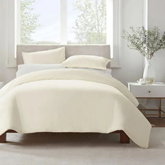 Serta Simply Clean Solid Duvet Cover King