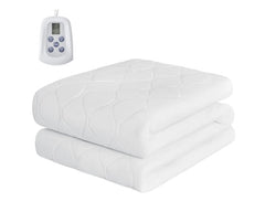 Heating Mattress King Size 80 X 78 Inches Ultra Wide Dual Controller Electric Heater, 12 Heating Settings, Automatic Shutdown Within 12 Hours