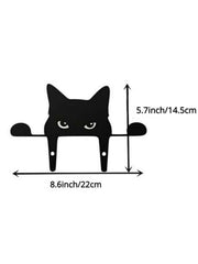 Pawsitively Purrfect Whimsical Metal Cat Garden Decor
