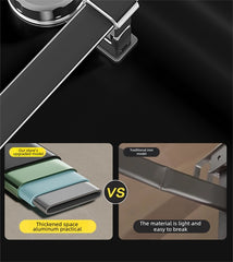 1 Suction Cup Telescopic Towel Rod