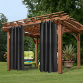 50 In. X 84 In. Indoor Outdoor Grommet Curtain 1 Panel - 3 Color Options Available