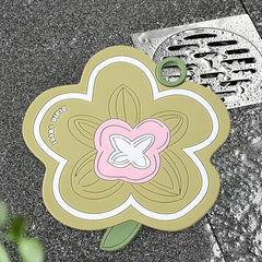 2PCS Flower Shaped Silicone Bathtub Drain Cover, Flat Drain Plug For Kitchen, Bathtub And Laundry, Toddler Bath Essentials, Kids Bathtub Accessories Bathroom Accessories