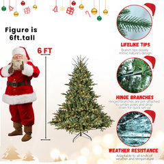PE, PVC Christmas Tree, Green