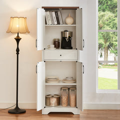 68 High Living Room Sideboard, Multi-functional Combination TV Cabinet Sideboard, Large Capacity Storage Cabinet, Can Be Used In Living Room, Bedroom,office Area, 23.7L X 15.0W X 68H