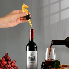 Luxury Horse Head Wine Bottle Stopper Animal-shaped Wine Stopper For Preserving Red Wine, A Kitchen Storage Gift, A Birthday Gift For Universal Wine Preservation Supplies.