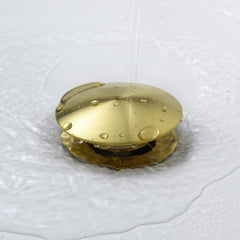 The Bathroom Sink Drain Has No Overflow Hole, And The Basin And Washbasin Pop-up Drain Is Made Of 304 Stainless Steel