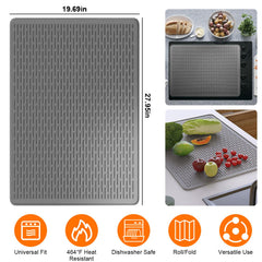 1Pc 27.95x19.69in Electric Stove Cover Silicone Stove Mat Glass Stove Top Protector 464 Fahrenheit Heat Resistant Dishwasher Safe Waterproof