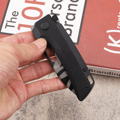 Handle Folding Utility Knife, Tiger Stripe PocketKnife, Boxed Folding Pocket Knife For Everyday Carry, UtilityKnife With Pocket Clip