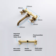 Bathroom Faucets, Wall-mounted Bathroom Sink Faucets