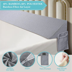 Air Layer Wedge Pillow-grey