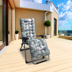 1Pc Chaise Lounger Cushion Recliner Rocking Chair Sofa Mat Deck Chair Cushion Chair Not Inlcuded Standard Type