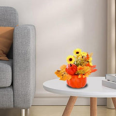 Artificial Pumpkin Flower Autumn Pumpkin Ornaments A