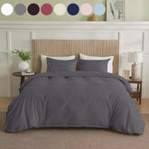 Serta Simply Clean Solid Duvet Cover