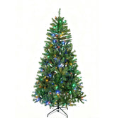 Artificial Christmas Tree, Colorful Lights, Green
