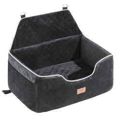 Dog Booster Car Seat Pet Car Seat For Medium Large Dog Up To 55 Lbs Black