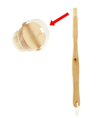Bath Brush Shower Body Back Scrubber With Long