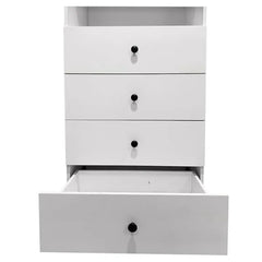 Livelylodge Modular Wardrobe Closet - Freestanding White Closet With Spacious Storage Shelves And Hanging Rods 70.86"W X 16.04"D X 70.86"H