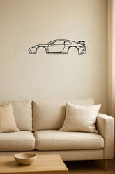 Vintage Metal Car Wall Art - Retro Automotive Decor Sign For Garage