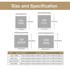 3 Pieces Mushroom Decoration Comforter Set Soft Bedding Set For Home Bedroom Decor Twin Full Queen King Size