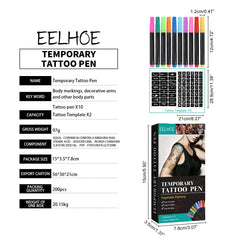 Temporary Tattoo Pen Set