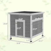 Duck Coop With Openable Roof