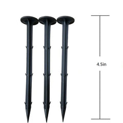 50PC 4.5inch Plastic Lawn Turf Spikes, Groundsheet Fixing Spikes, Outdoor Turf Fixing Spikes, Windproof And Durable
