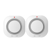 (2 Pack)Smoke Alarm Fire Protection Home Security System Smoke Alarm (Logistics Only For USPS.TK/TMEU Only For Self-pickup)
