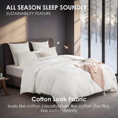 All-Season Oversized Solid Plump Duvet - Premium Durable Comforter With Enhanced Warmth. This Thick Winter Quilt Insert Provides Year-round Comfort, Making It An Ideal Christmas Gift For Daily Use.