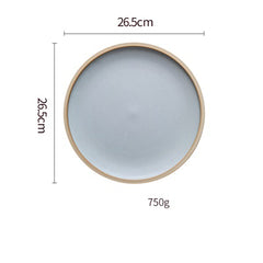 Pure Color Matte Ceramic Plate
