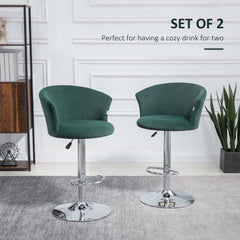 Adjustable Bar Stools Set of 2