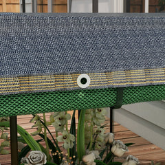 Galvanized Steel Planter Box With Crop Cage And Shade Cloth, Raised Garden Bed For Flowers, Veggies And Herbs, Gray