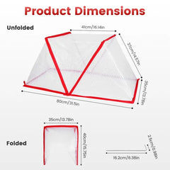 4Pack 31.50×12.99×13.39in Garden Row Accelerator Plants Covers Plant Net Cage Guard Greenhouse Covers Protect Seedling Fruit Vegetable Rows From Frost Animals