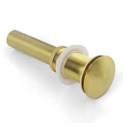 The Bathroom Sink Drain Has No Overflow Hole, And The Basin And Washbasin Pop-up Drain Is Made Of 304 Stainless Steel