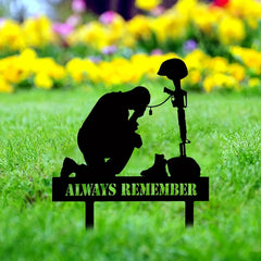 Freedom Is Not Free Silhouette Memorial - Outdoor Tribute For Fallen Heroes