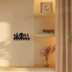Mermaid-Themed Wall Hook Set, Decorative Metal Wall Hooks For Kitchen