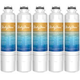 5 Pack Refrigerator Water Filter Replacement For Water Filter HAF-CIN EXP, DA29-00020B, HAF-CIN, DA29-00020B-1, RF28HMEDBSR, RF263BEAESR, RS25J500DSR, RF263TEAESG, HDX FMS-2, DA97-08006A-1