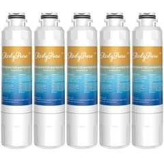 5 Pack Refrigerator Water Filter Replacement For Water Filter HAF-CIN EXP, DA29-00020B, HAF-CIN, DA29-00020B-1, RF28HMEDBSR, RF263BEAESR, RS25J500DSR, RF263TEAESG, HDX FMS-2, DA97-08006A-1