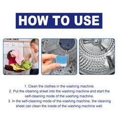 Jack Huo Washing Machine Cleaning Sheet Drum Type Water Tank Washing Machine Odor And Dirt Removal Cleaning Sheet