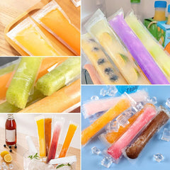 Party - 320 Popsicle Bags 2 Orange Funnels 1 Set