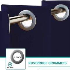 Indoor Outdoor Curtains Grommet Curtain On Top And Bottom 1 Panel