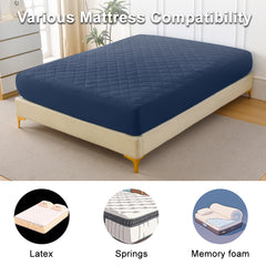 Diamond Grid Ultrasonic Waterproof Mattress Protector