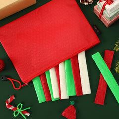 UPINS Wiki Sticks, Christmas Wax Craft Sticks Red Green White Bendable Sticky Wax Yarn Sticks With Storage Bag For DIY School Project Art Craft Supplies Visit The UPINS Store,Amazon Is Banned